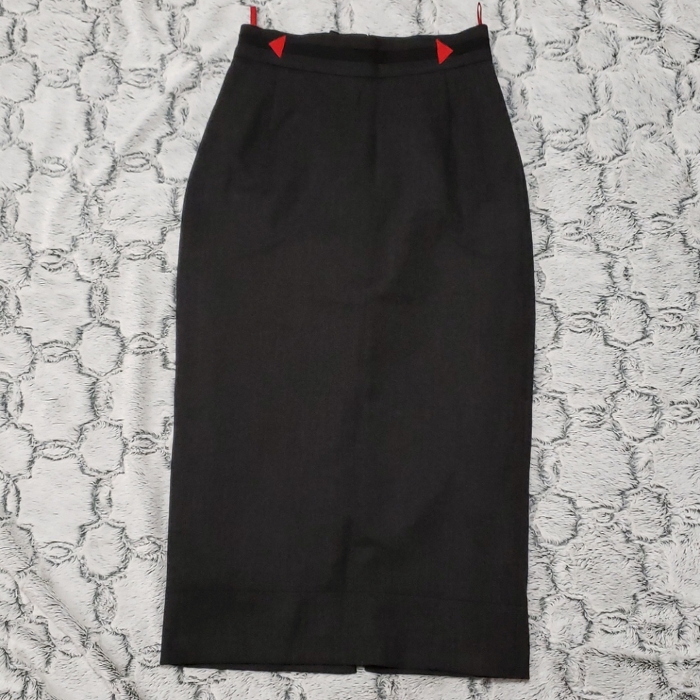 Vintage Prada long skirt with back slit